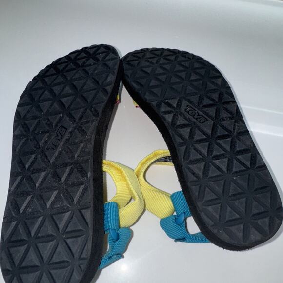 Teva Original Universal Sandals 90's Multi Color Block 1003987 Women's Size 7 - Picture 5 of 5